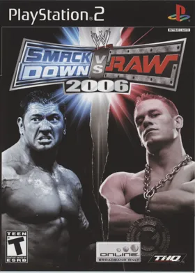 WWE SmackDown! vs. Raw 2006 box cover front